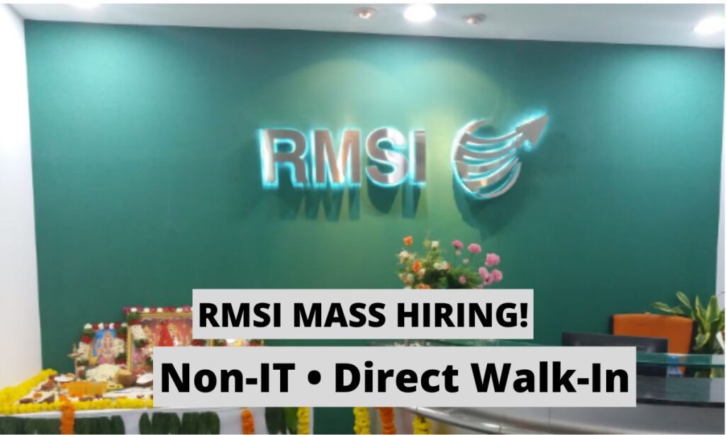 Walk-in Interviews Trainee Apprenticeship RMSI Pvt LtdWalk-in Interviews Trainee Apprenticeship RMSI Pvt Ltd