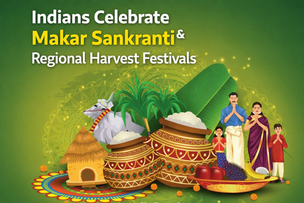 Indians Celebrate Makar Sankranti