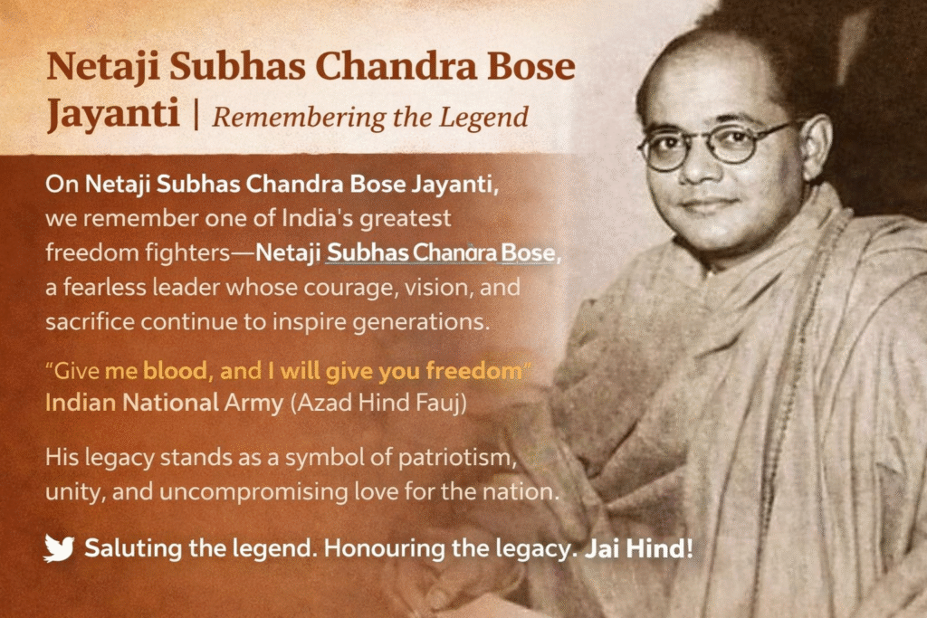 Netaji Subhas Chandra Bose Jayanti