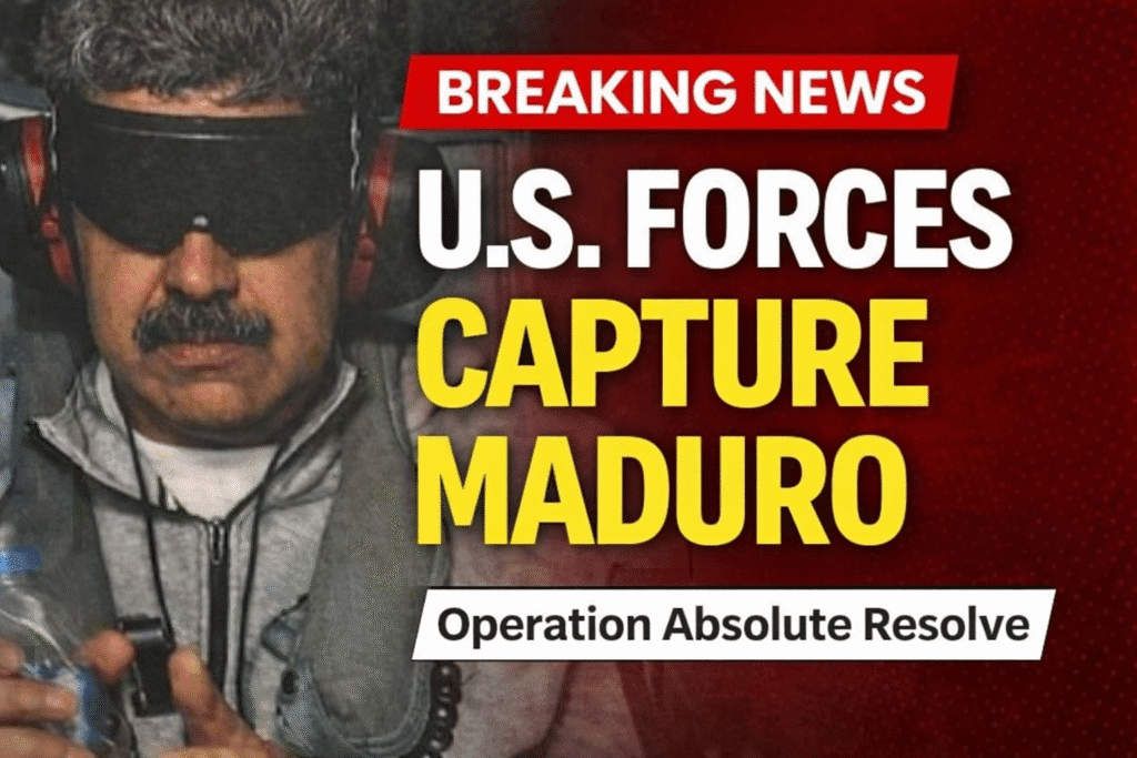 U.S. Special Forces Capture Maduro