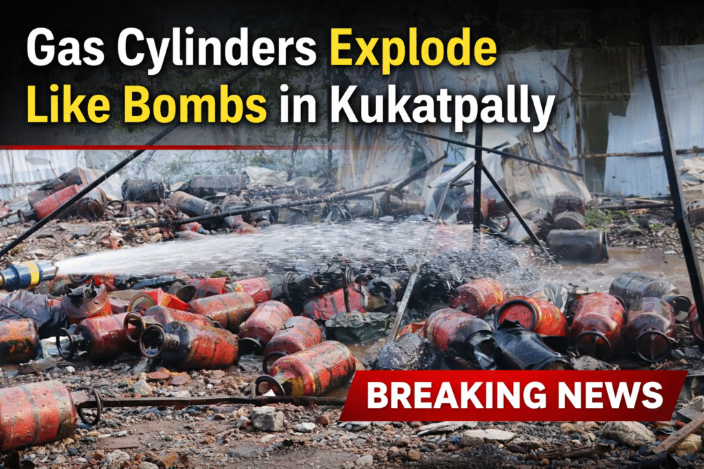 Gas Cylinders Explode Like Bombs in Kukatpally