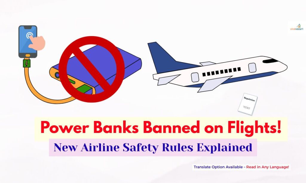 Power bank ban on flights