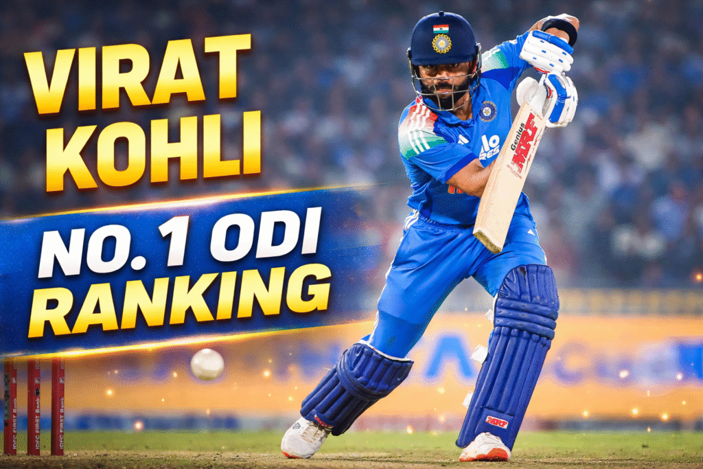 Virat Kohli No 1 ODI Ranking: A Historic Comeback in International Cricket