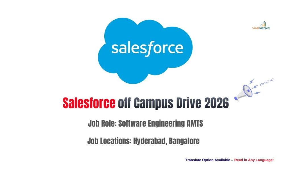 Salesforce Off Campus Drive 2025