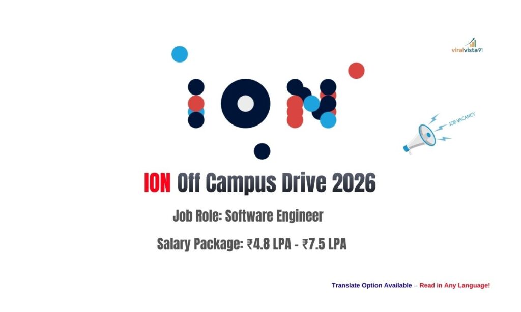 ION Group Off Campus Drive 2026
