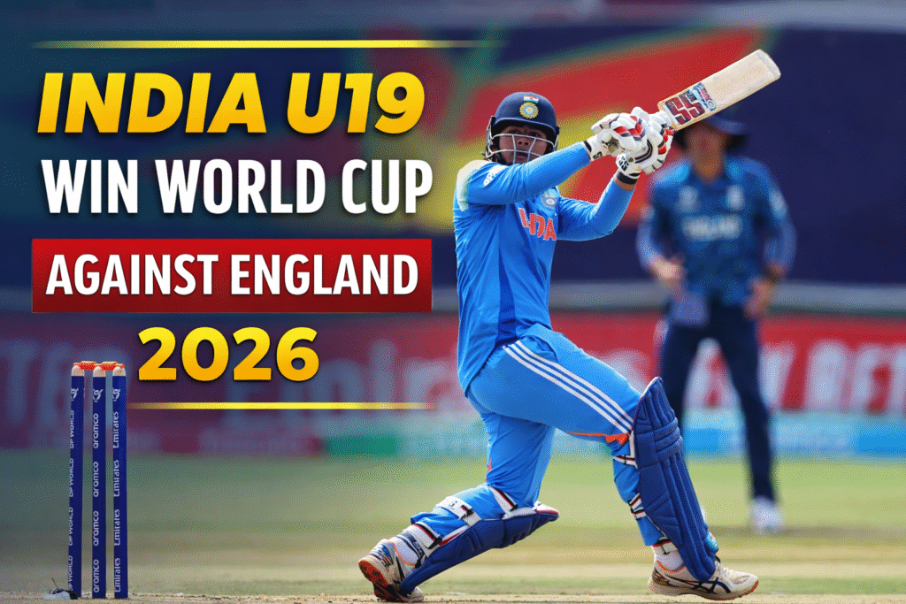 India U19 Win World Cup Against England 2026