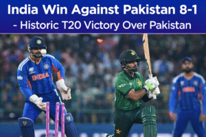 India Win Against Pakistan 8-1