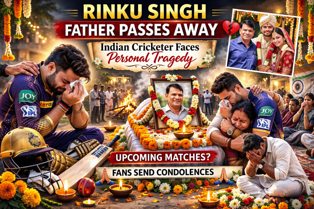 Rinku Singh Father Passes Away