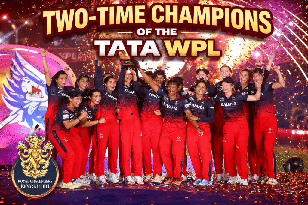 Two-Time Champions of TATA WPL RCB