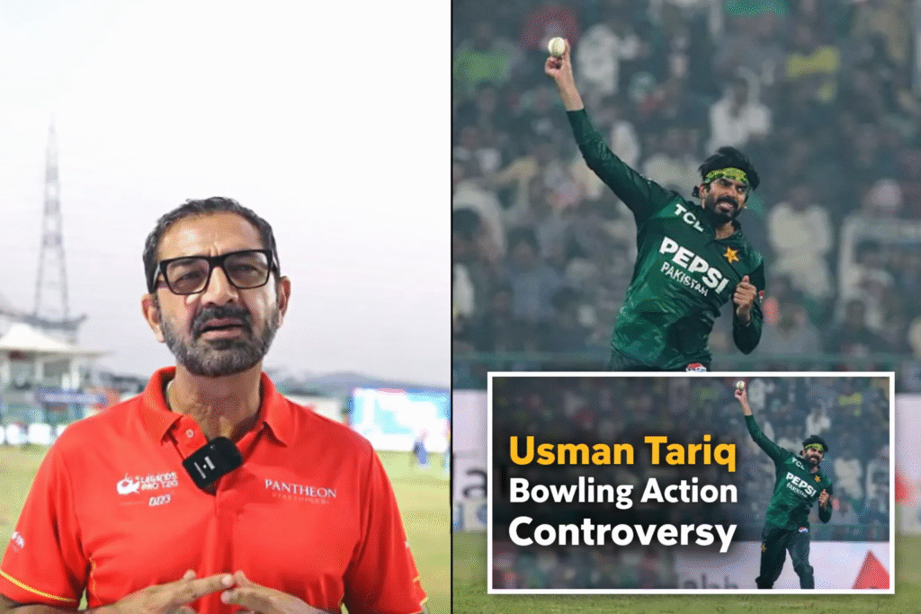 Usman Tariq bowling action controversy