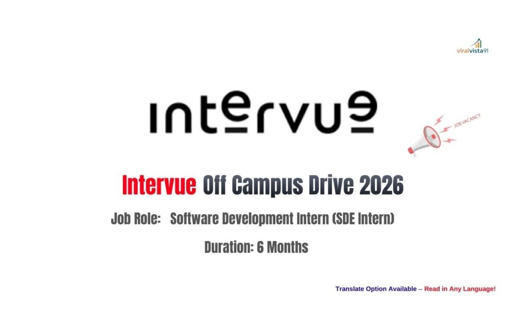 Intervue Internship 2026